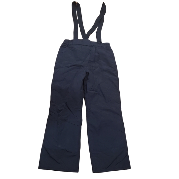 Lands' End Black Youth Snow Pants with adjustable suspenders. - Picture 3 of 6